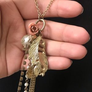 Rose chain necklace